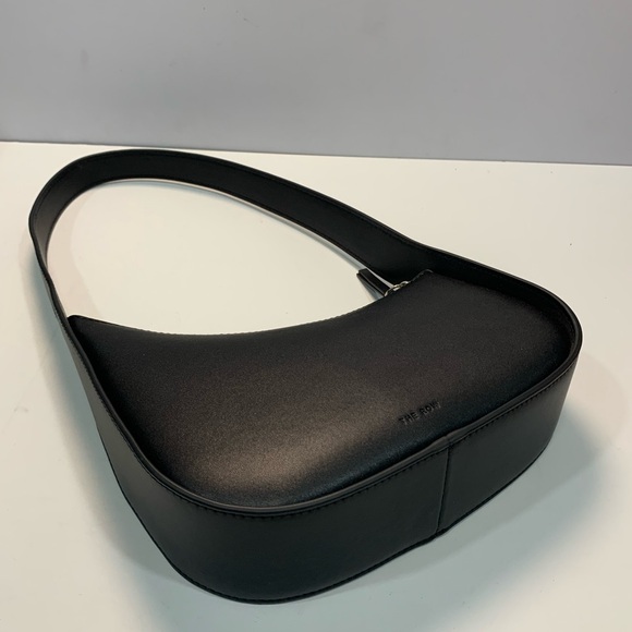The Row Black Shoulder Bag with Curved Silhouette - Picture 4 of 7